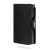 Cartera Tarjetero BEWMER 1 para Hombre y Mujer – Billetera Pequeña Porta Tarjetas con Protección RFID y Pinza para Billetes de Fibra de Carbono (Negro)